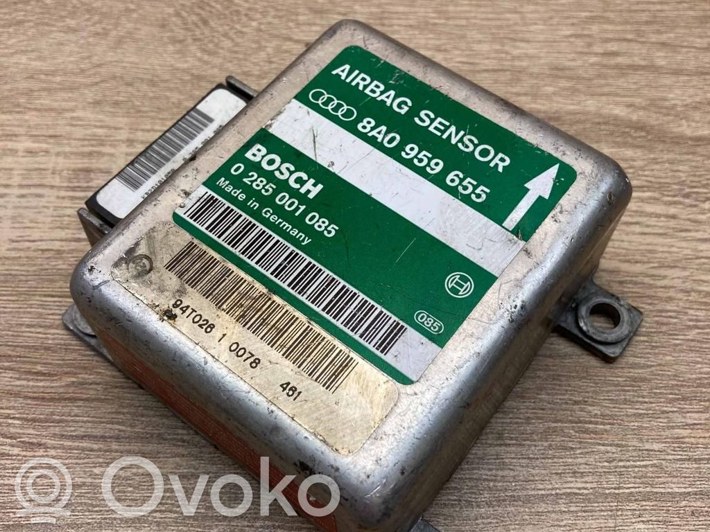 Airbag control unit/module   8A0959655,0285001085