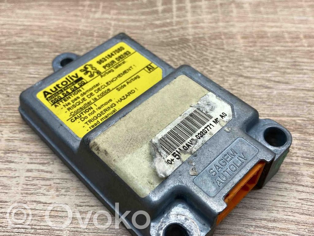 Peugeot 406 Unitate/modul de comandă airbaguri 