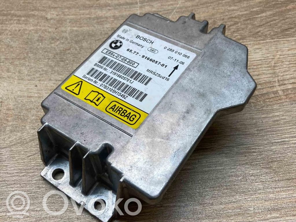 Centralina/modulo airbag   9166057,0285010066