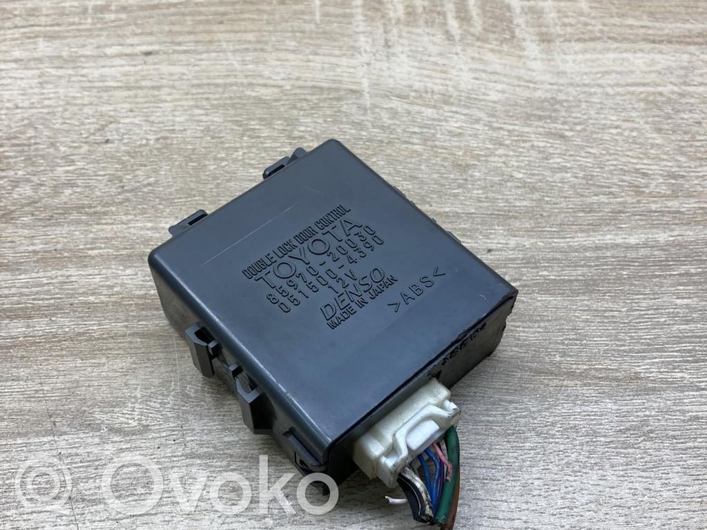 Toyota Avensis T270 Unitate/modul comandă uși 