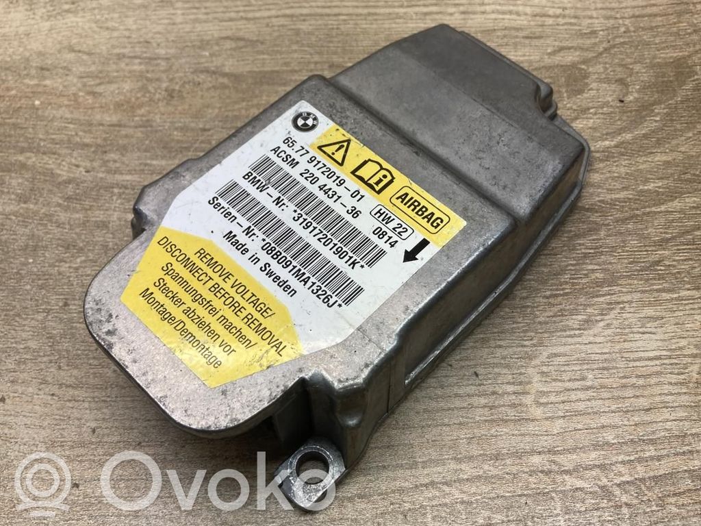 Centralina/modulo airbag   9172019,2204431