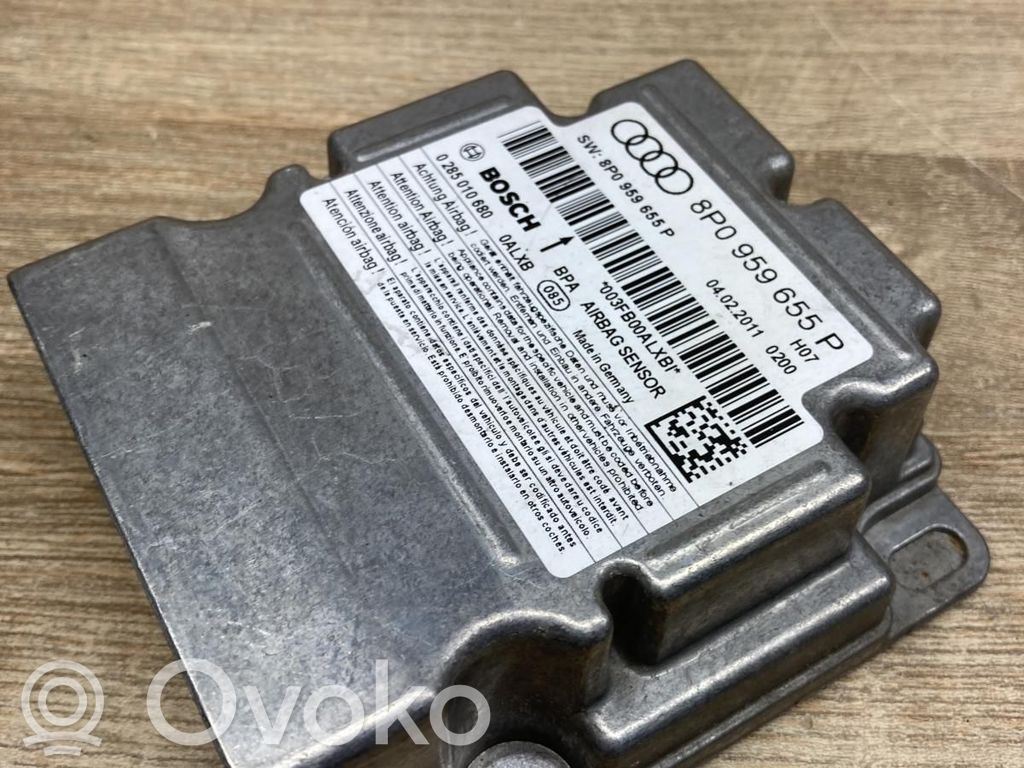 Audi A3 S3 8P Centralina/modulo airbag 