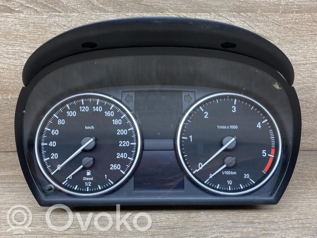BMW 3 E90 E91 Vitezometru (grup de instrumente) 