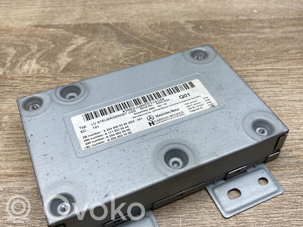 Mercedes-Benz C W204 Unité / module navigation GPS
