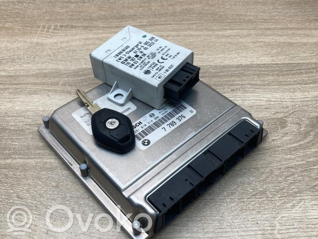 Engine ECU kit and lock set   7789376,6905668