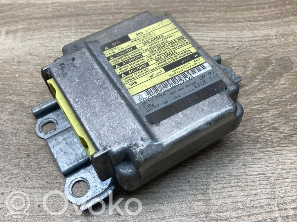 Toyota Avensis T250 Centralina/modulo airbag 
