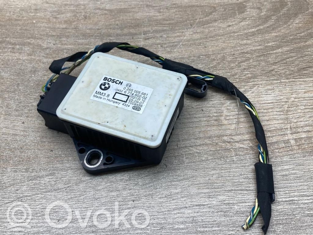 ESP acceleration yaw rate sensor   6774602,0265005681,MM38