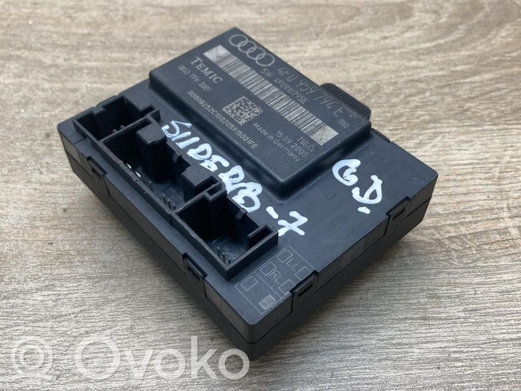 Unité de commande module de porte   4F0959794E,4F0910795E
