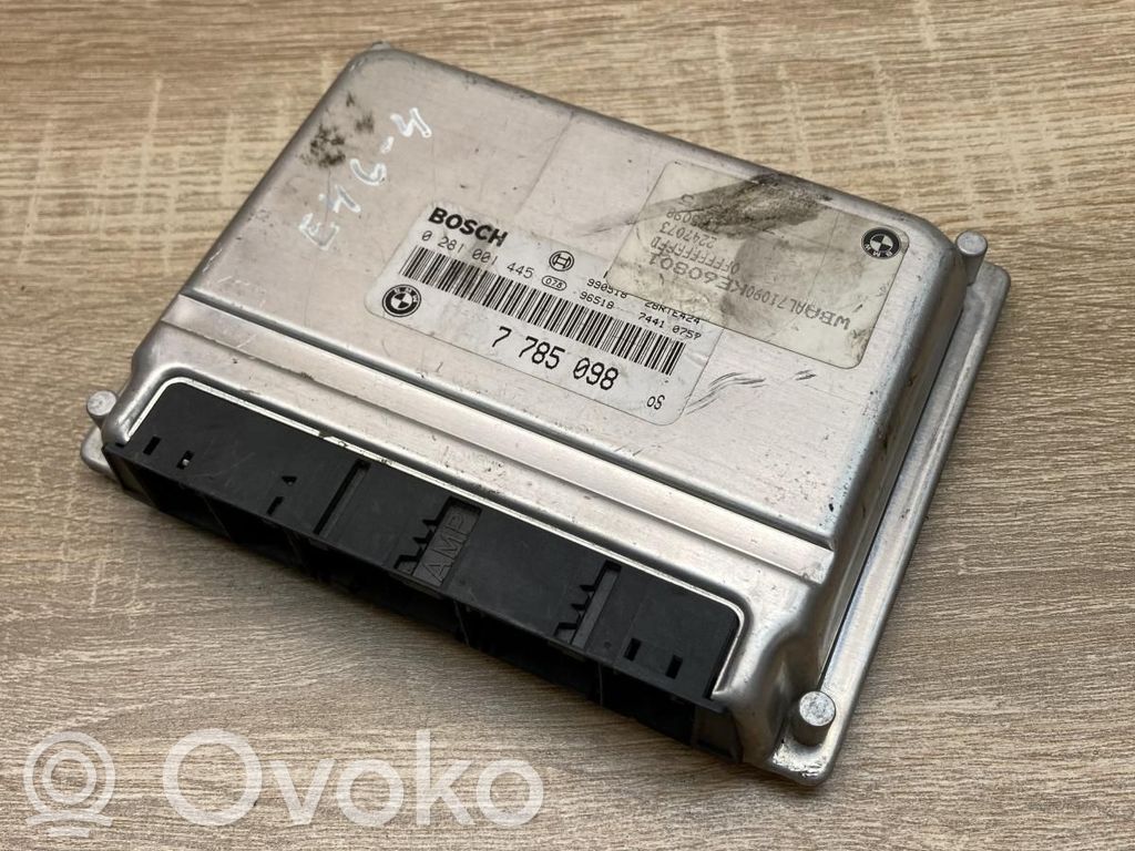 Engine control unit/module ECU   7785098,0281001445