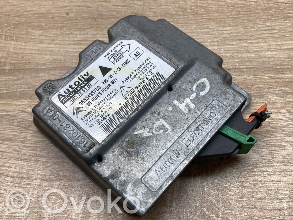Citroen C4 I Unitate/modul de comandă airbaguri 
