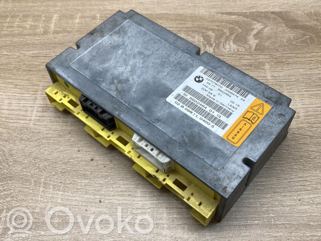 BMW 7 E65 E66 Unitate/modul de comandă airbaguri 