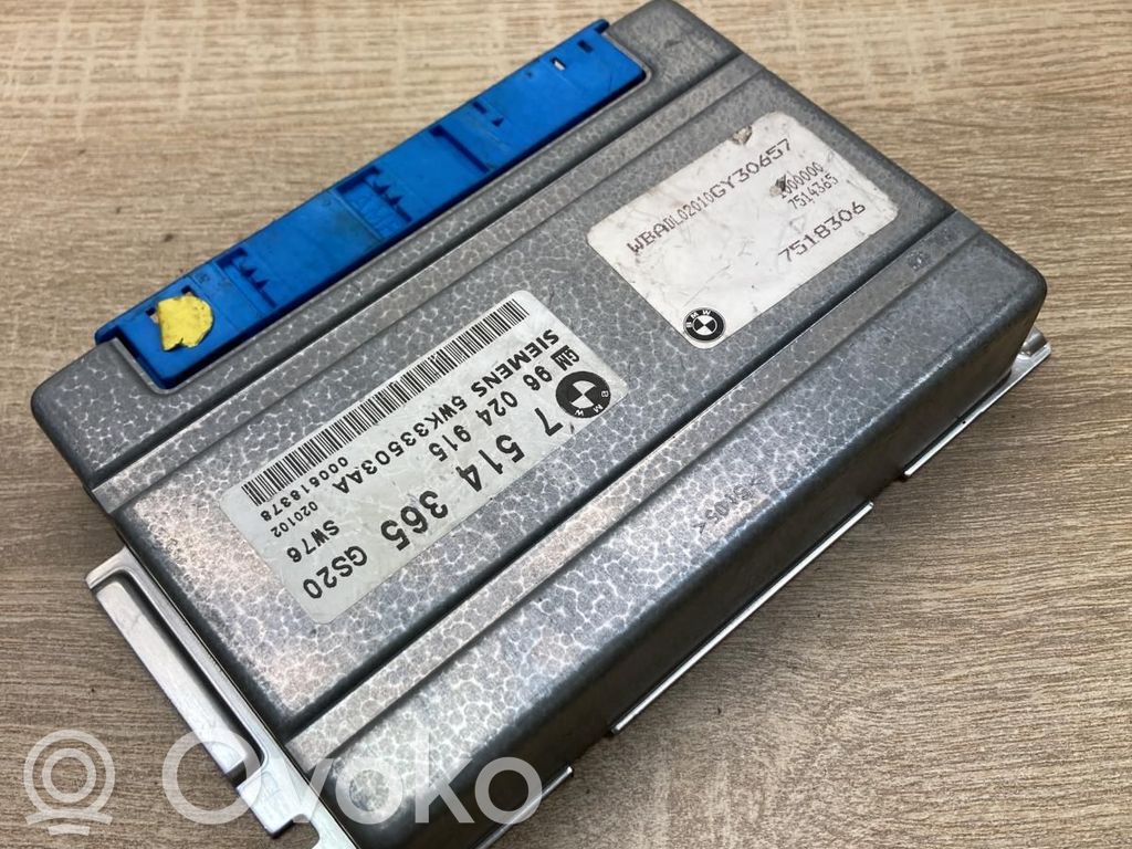 BMW 3 E46 Unitate/modul de control cutie de viteze 