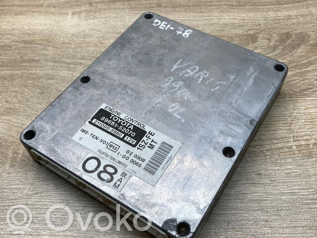 Toyota Yaris Unitate control motor/modul ECU 