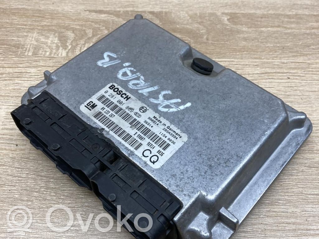 Opel Astra G Centralina/modulo motore ECU 