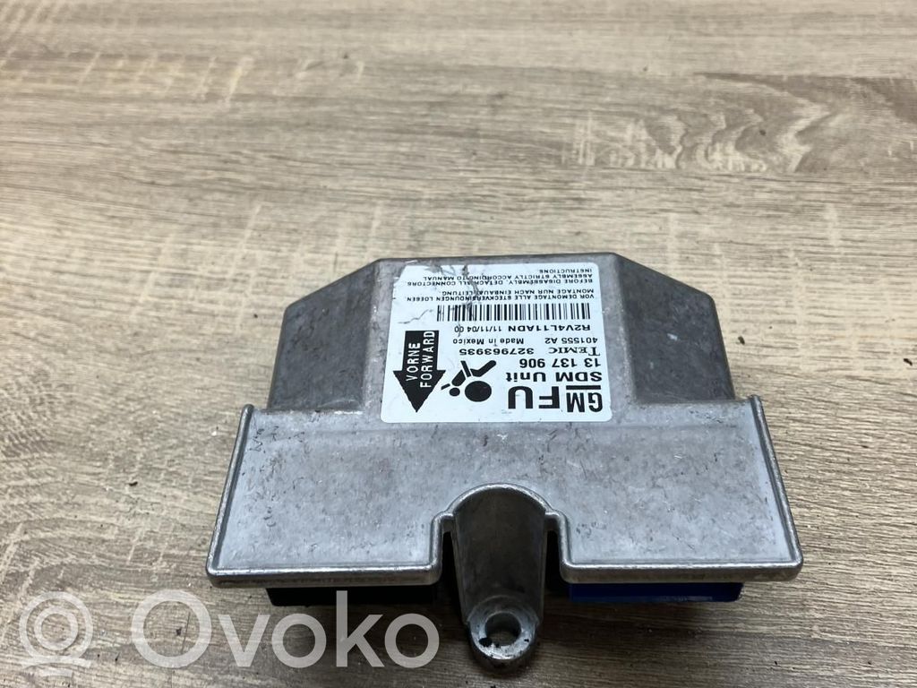 Opel Astra H Centralina/modulo airbag 