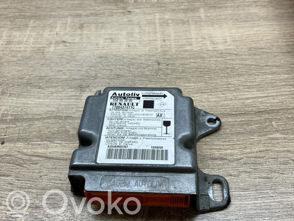 Renault Scenic I Centralina/modulo airbag 