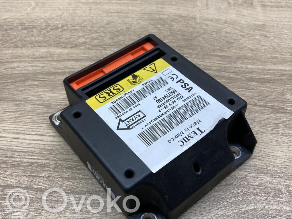 Citroen C3 Module de contrôle airbag