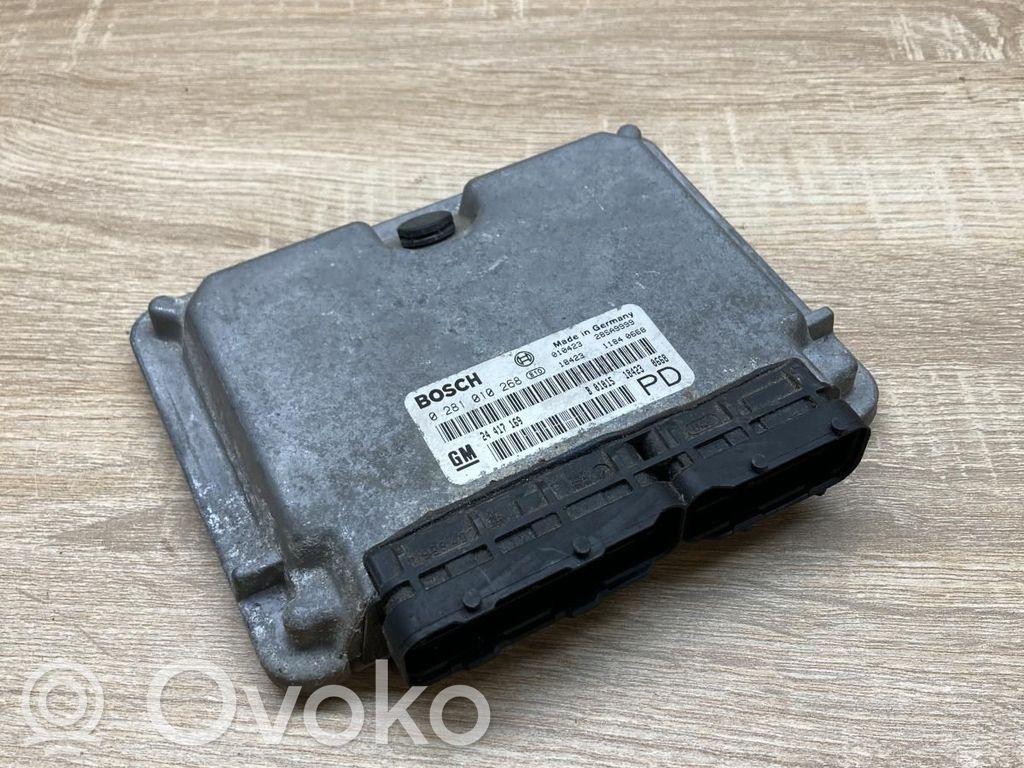 Opel Zafira A Unité de commande, module ECU de moteur