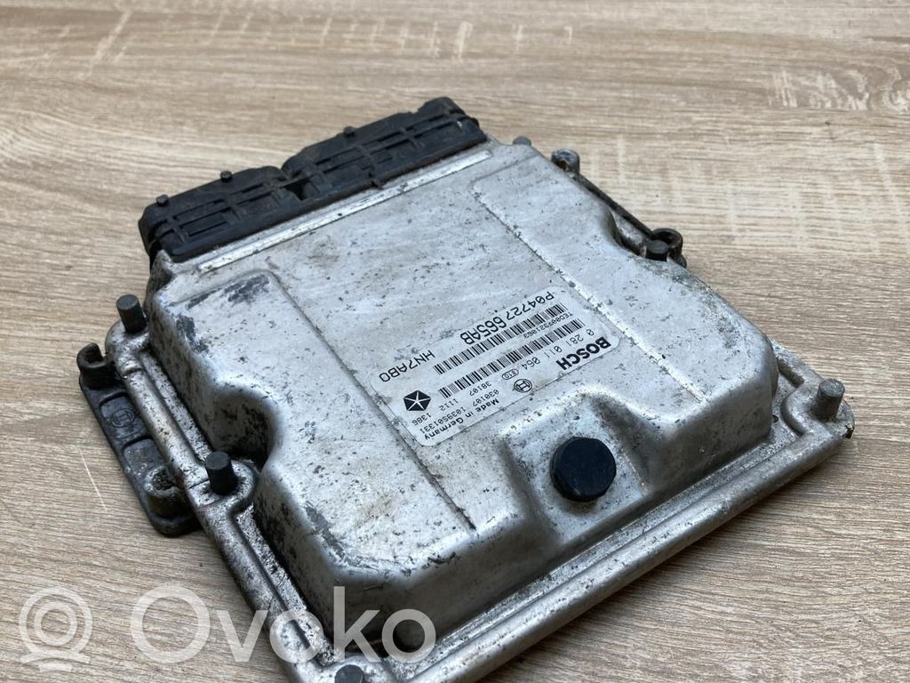 Chrysler Grand Voyager IV Unité de commande, module ECU de moteur 