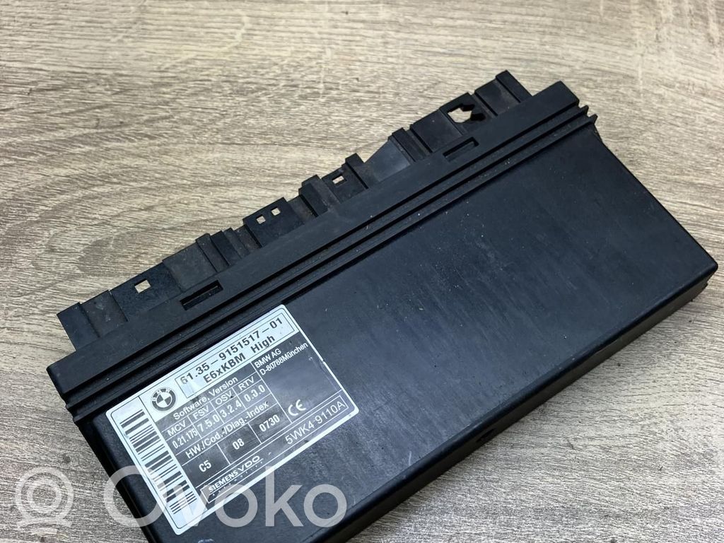 BMW 5 E60 E61 Moduł / Sterownik komfortu 