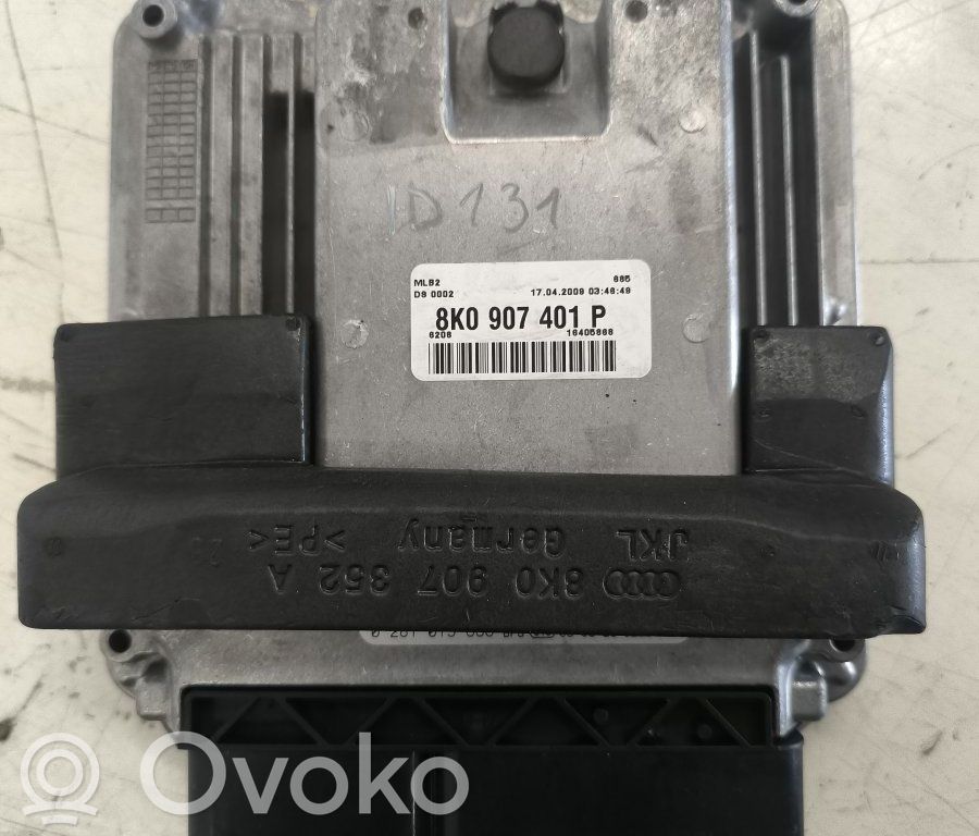 Unidad de control/módulo del motor   8K0907401P,0281015888