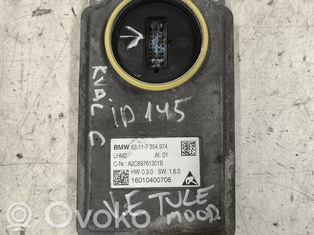 BMW 5 F10 F11 Unidad de control/módulo de los faros xenón 