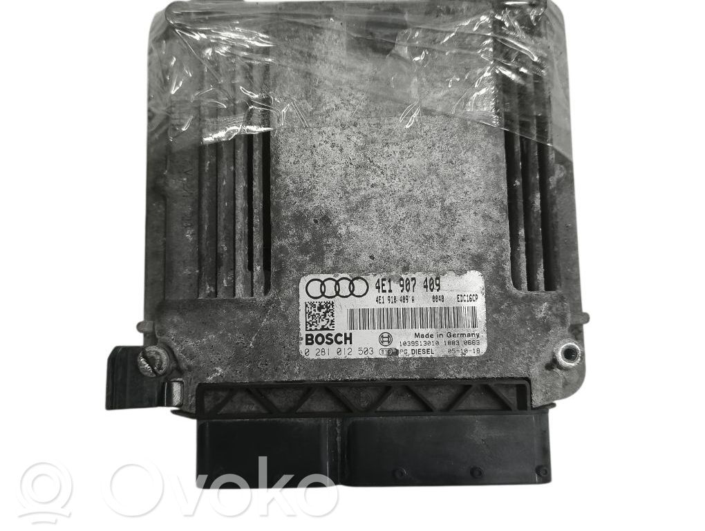 Audi A8 S8 D3 4E Calculateur moteur ECU 