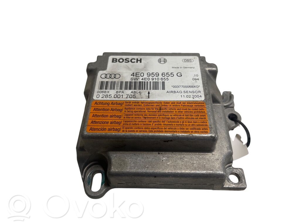Airbag control unit/module   4E0959655