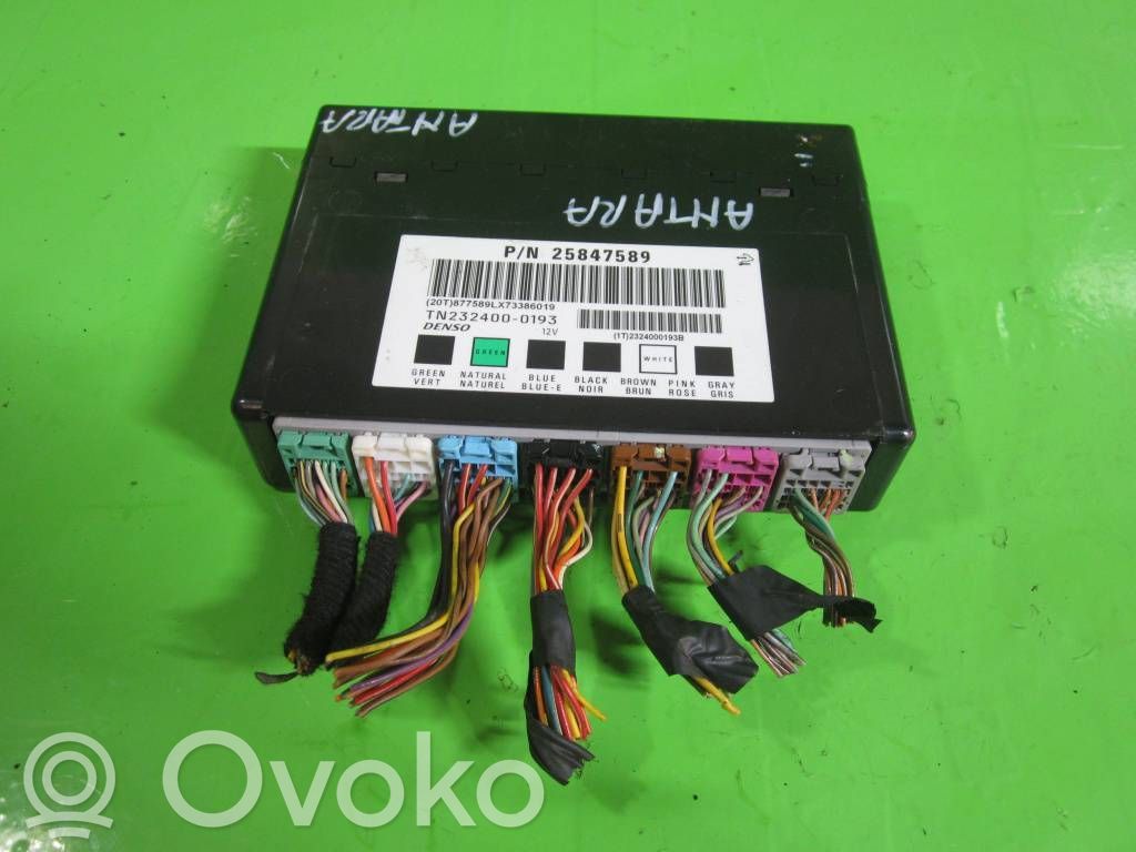 Opel Antara Comfort/convenience module 