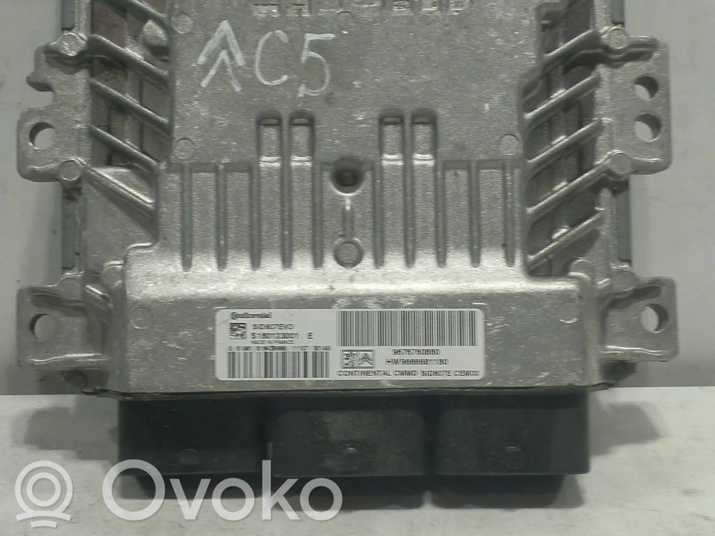 Unidad de control/módulo del motor   9666681180,9676760880,S180123001,SID807EV0