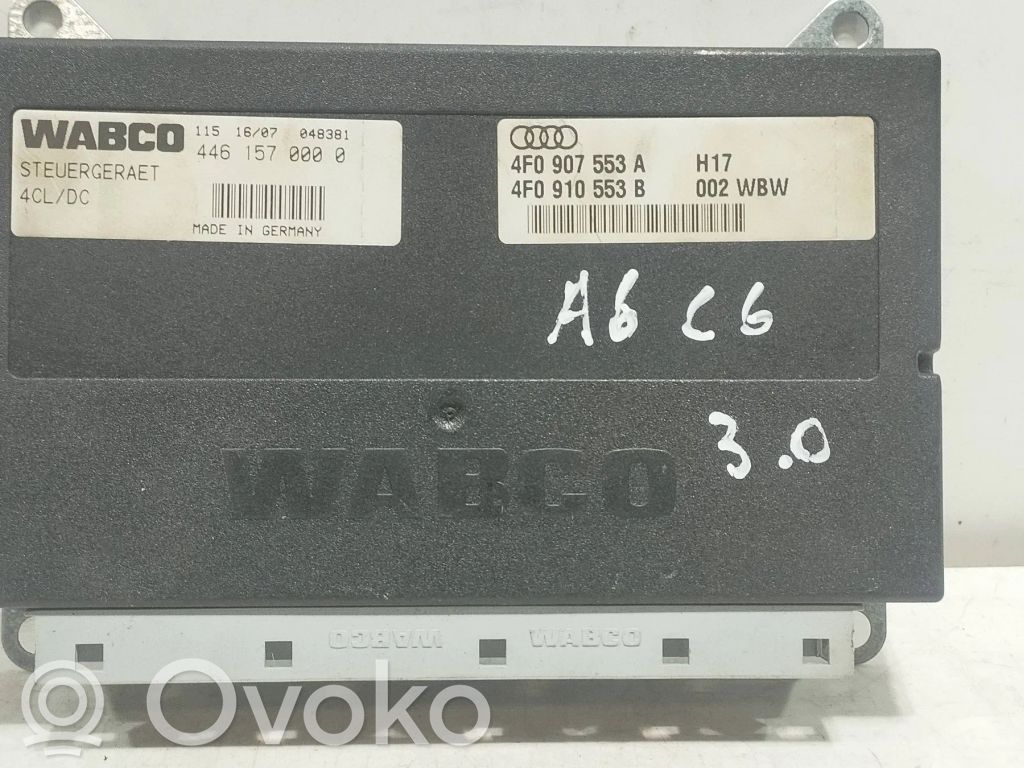 Audi A6 S6 C6 4F Module de commande suspension 