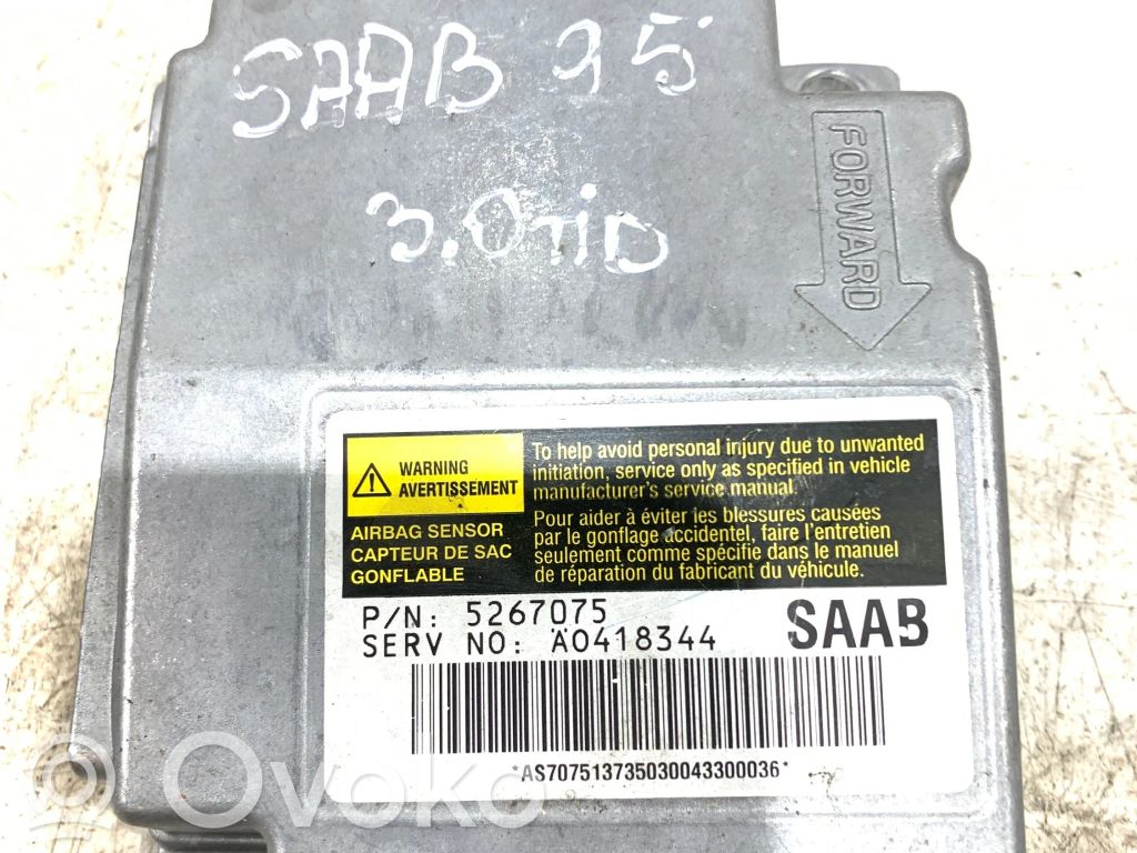 Airbag control unit/module   5267075,A0418344