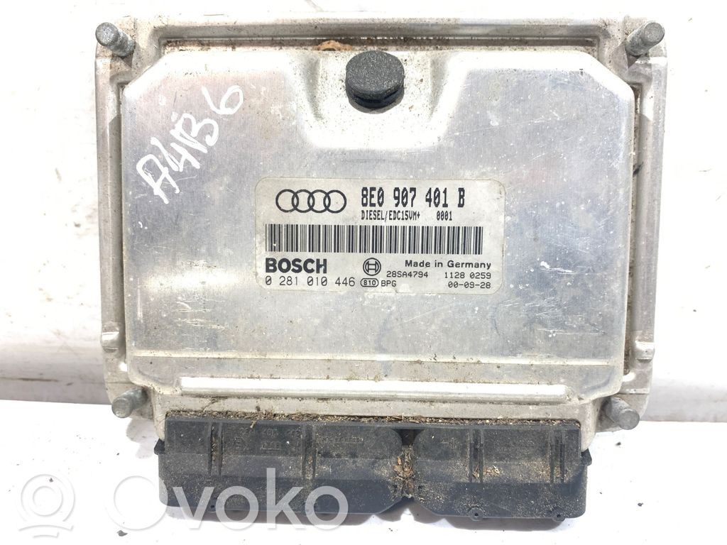 Engine control unit/module   8E0907401B,28SA4794,0281010446