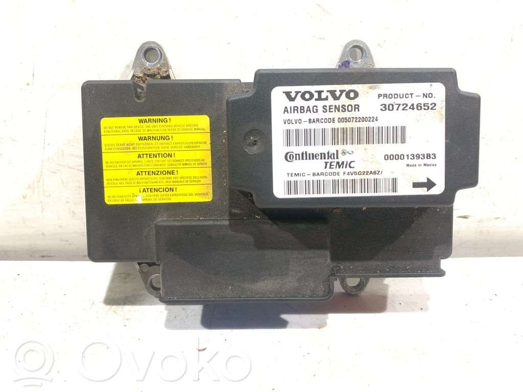 Airbag control unit/module   30724652,00001393B3,005072200224