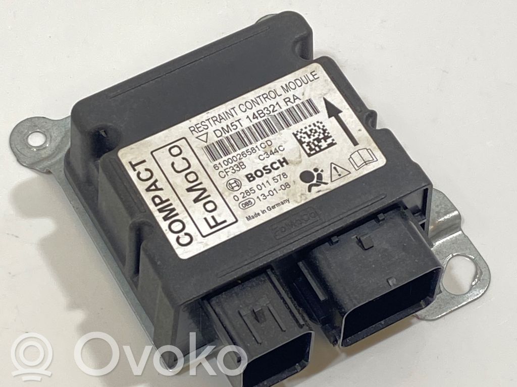 Airbag control unit/module   0285011578,6100026581CD,DM5T14B321RA,0285011578