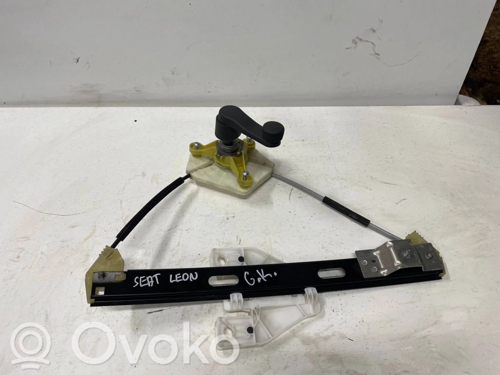 Seat Leon (5F) Regulador con motor de la ventanilla de la puerta corredera 