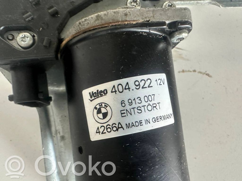 BMW X5 E53 Mechanizm i silniczek wycieraczek szyby przedniej / czołowej 