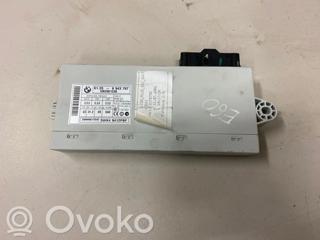 BMW 5 E60 E61 CAS control unit/module 
