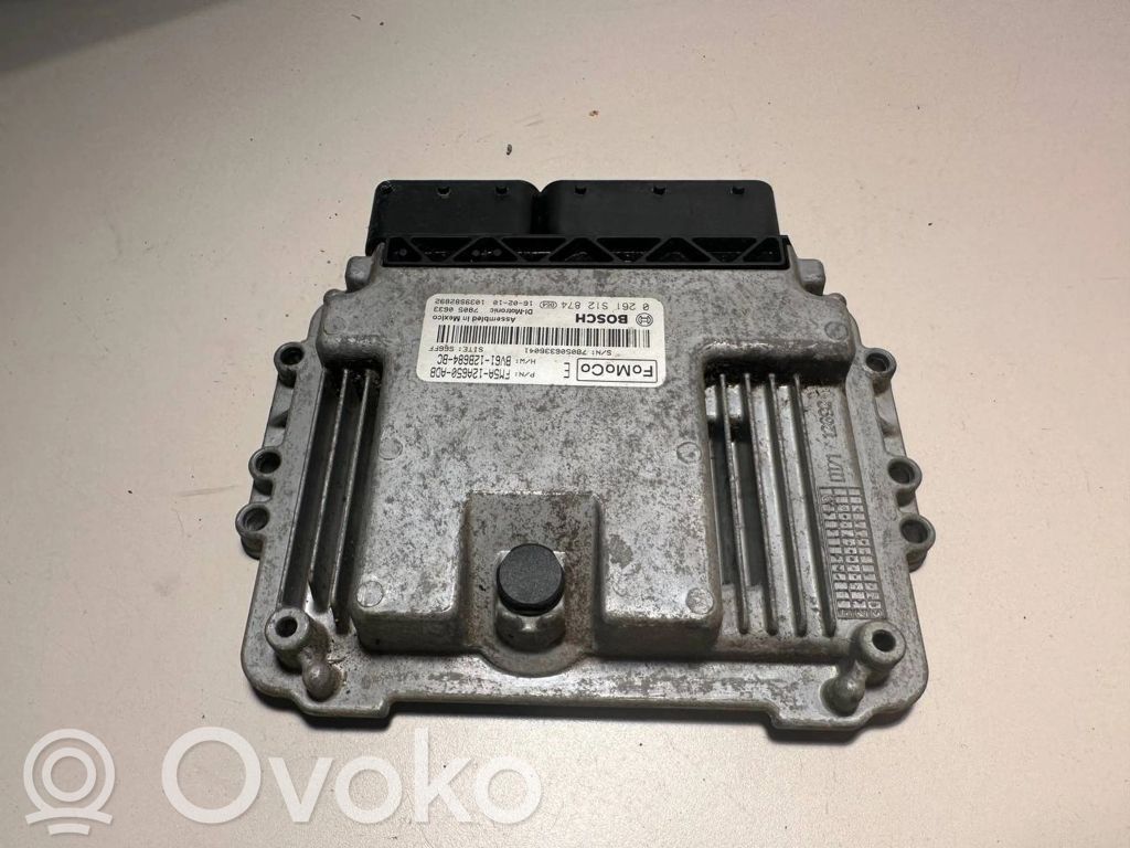 Engine control unit/module ECU   BV6112B684BC,FM5A12A650ADB,0261S12874