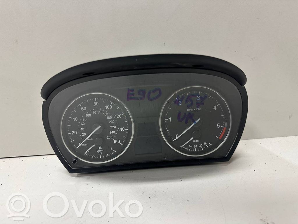 BMW 3 E90 E91 Speedometer (instrument cluster) 