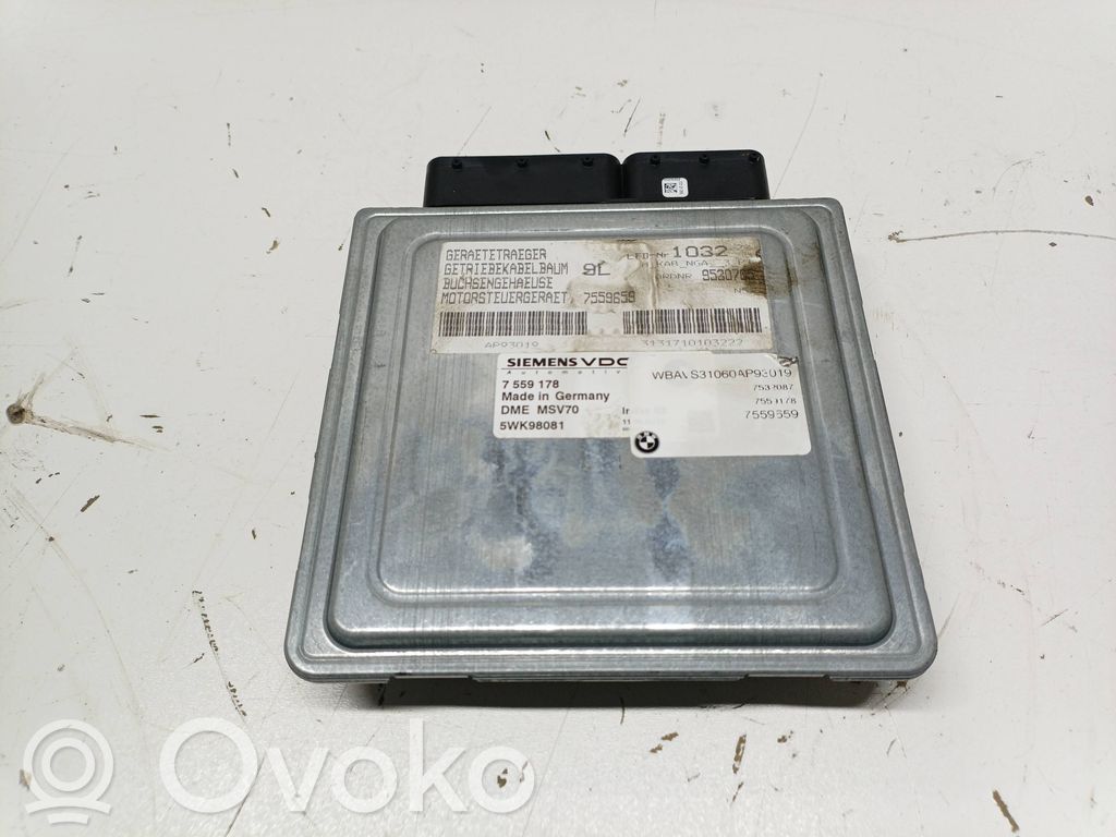 Unidad de control/módulo del motor   7559178,7559659,5WK98081,313171010322
