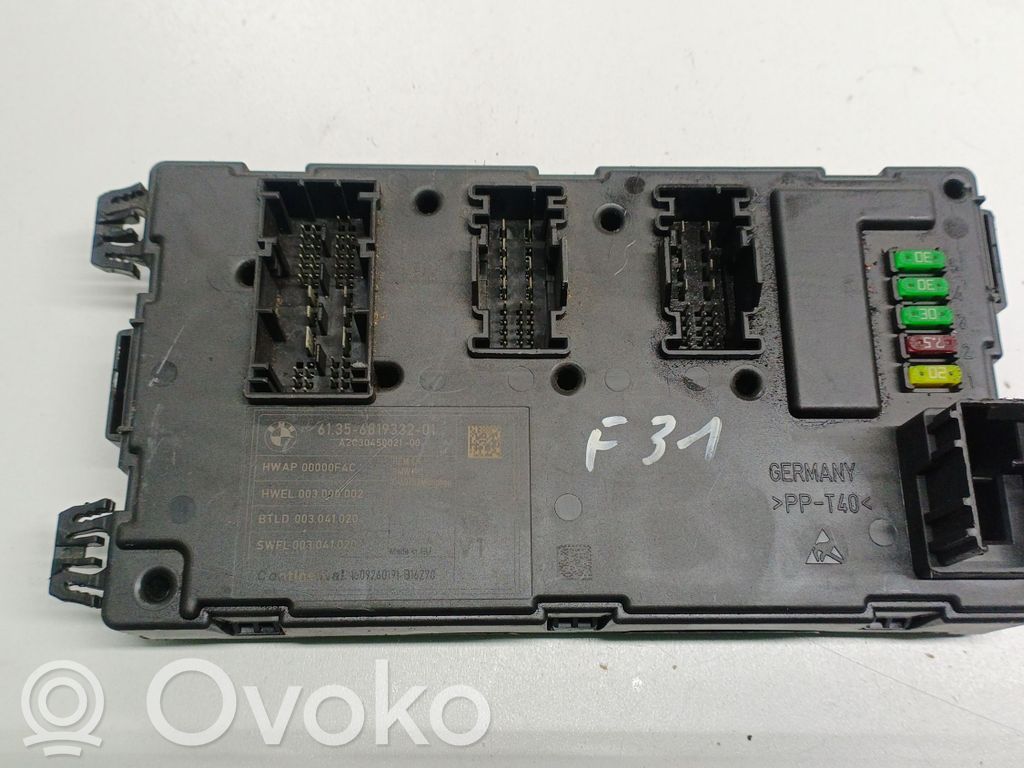 BMW 3 F30 F35 F31 Inne komputery / moduły / sterowniki 