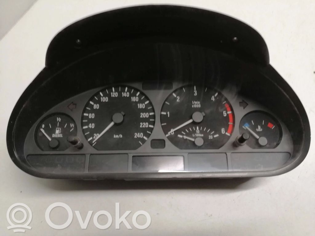 BMW 3 E46 Spidometrs (instrumentu panelī) 
