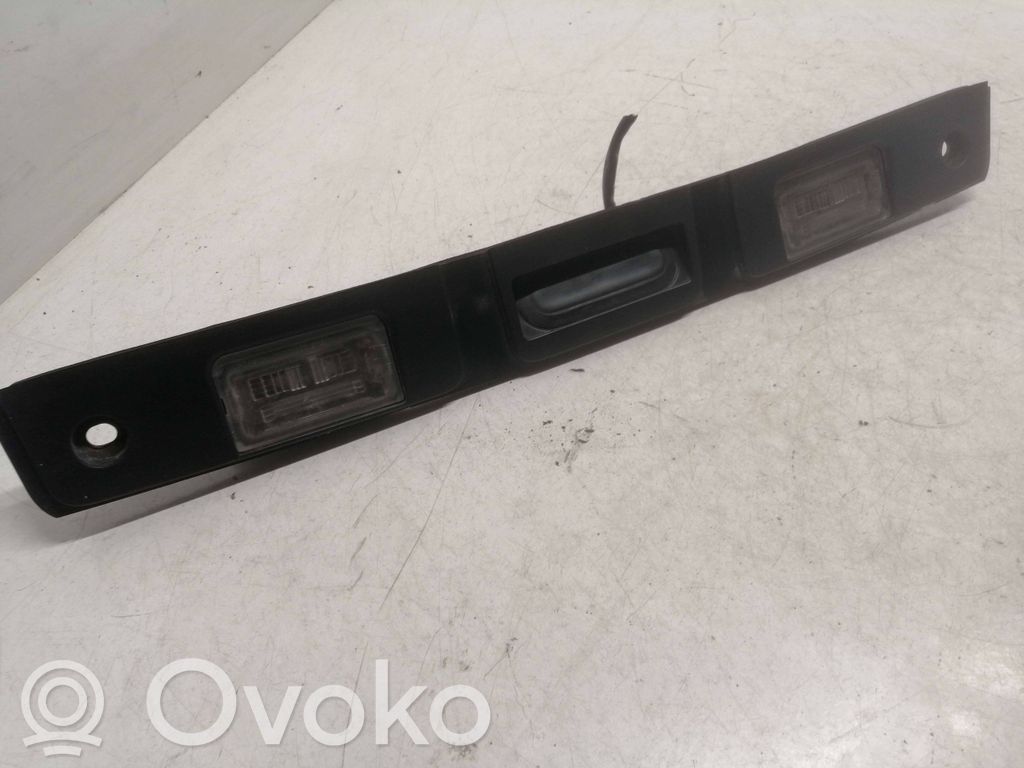 Saab 9-5 Trunk door license plate light bar 