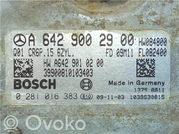Engine control unit/module ECU   A6429002900,281016383