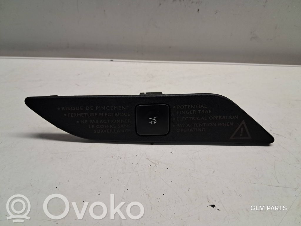 Tailgate/boot open switch button   9676610577,98001787ZD