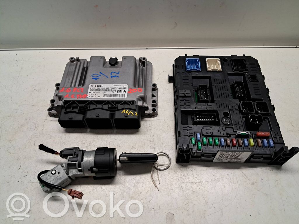 Peugeot RCZ Engine ECU kit and lock set 