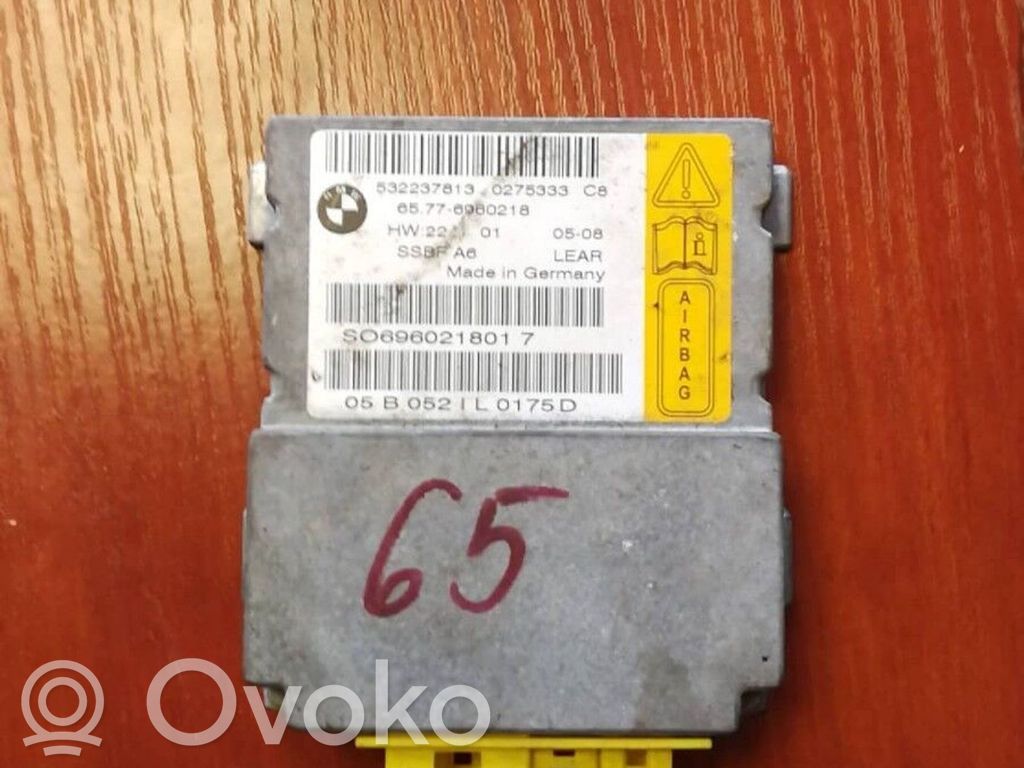BMW 7 E65 E66 Turvatyynyn ohjainlaite/moduuli 