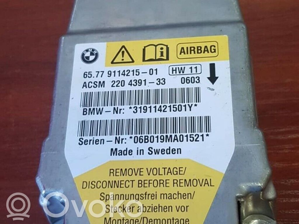 BMW 5 E60 E61 Airbag control unit/module 