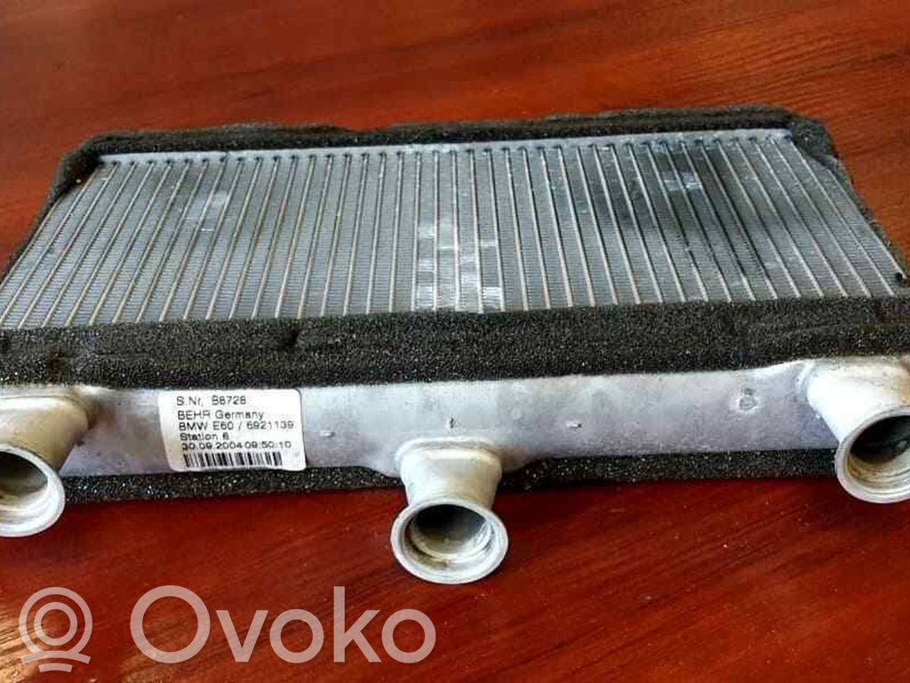 BMW 5 E60 E61 Pečiuko radiatorius 